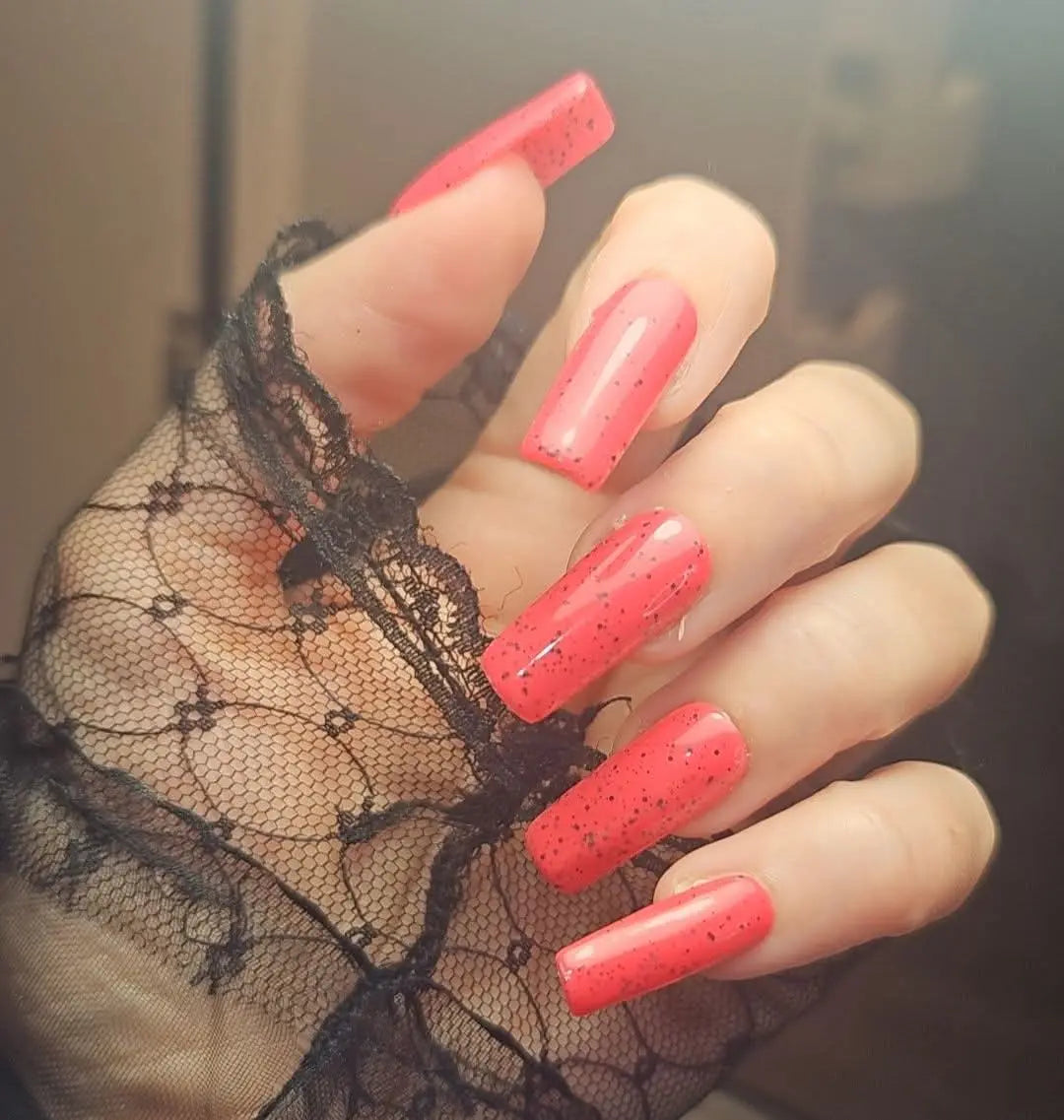 Press - on nails Rouge seuriat Pressonnailsdesign