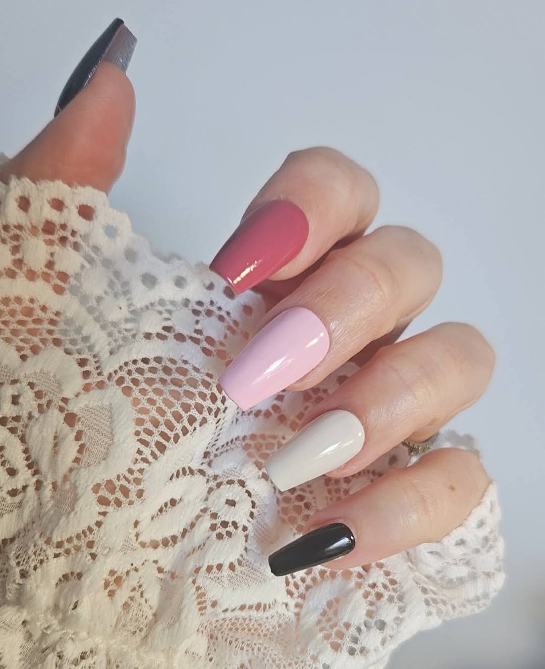 Press- on Nails Rose Délicat Pressonnailsdesign