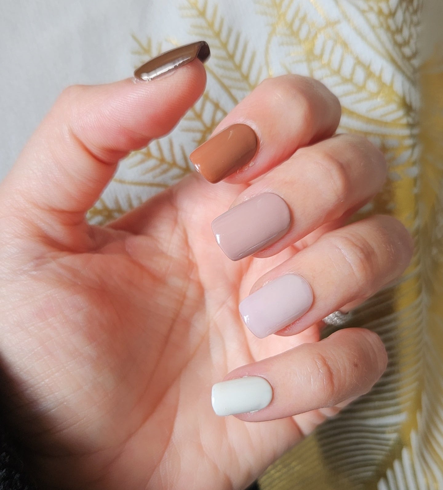 Press - on Nails Nude Cacao Pressonnailsdesign