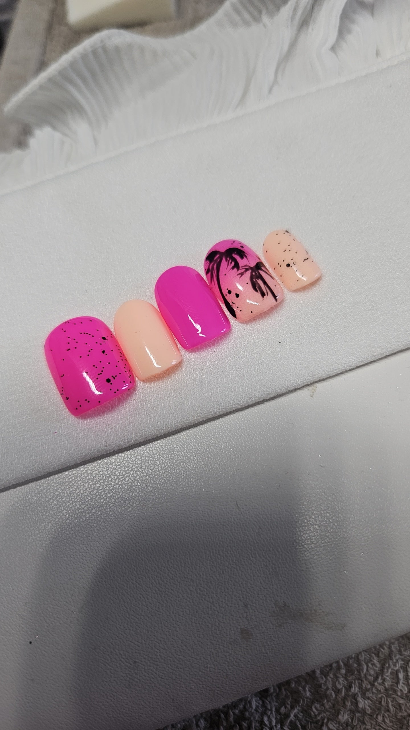 Press-on nails Palmier Beach Pressonnailsdesign