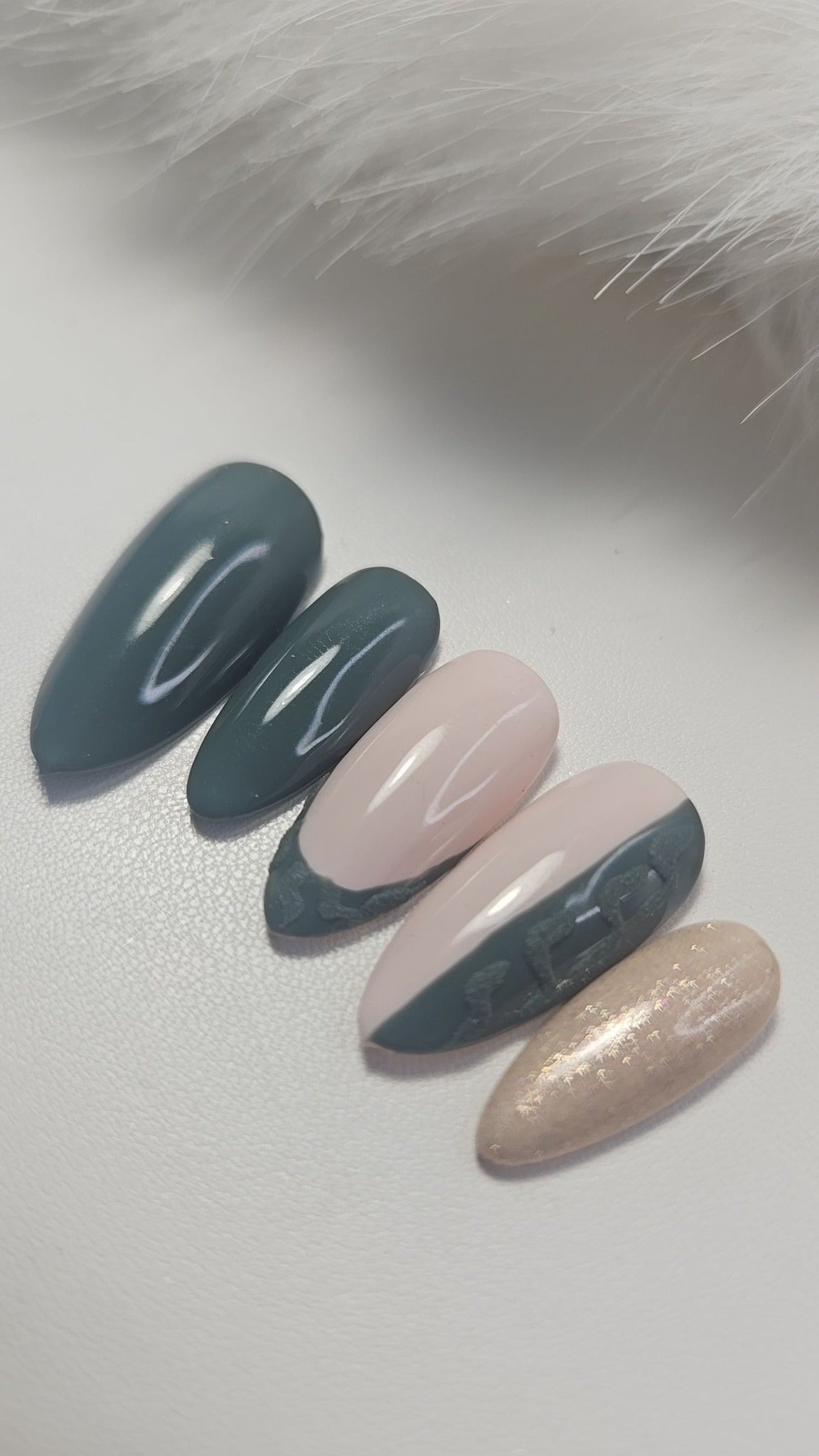 Press - on Nails Army Green Pressonnailsdesign