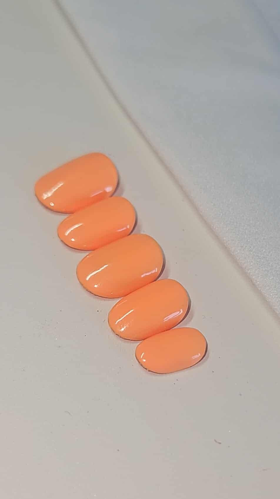Press-On Nails Peacholina Pressonnailsdesign