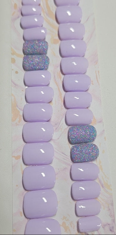 Press-On Nails Lilas Sucré Pressonnailsdesign