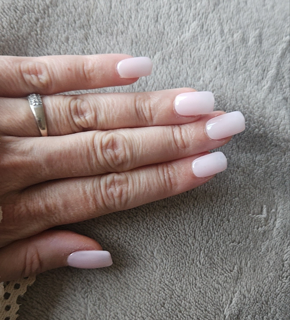 Press-On Nails Rose Laiteux 9161 Pressonnailsdesign