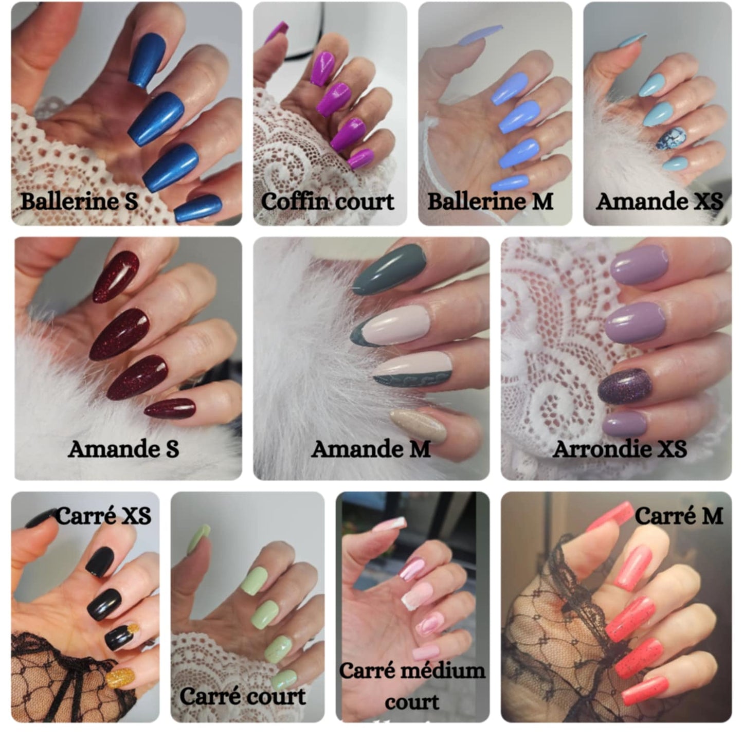 Press - on Nails Neige Scintillante Pressonnailsdesign