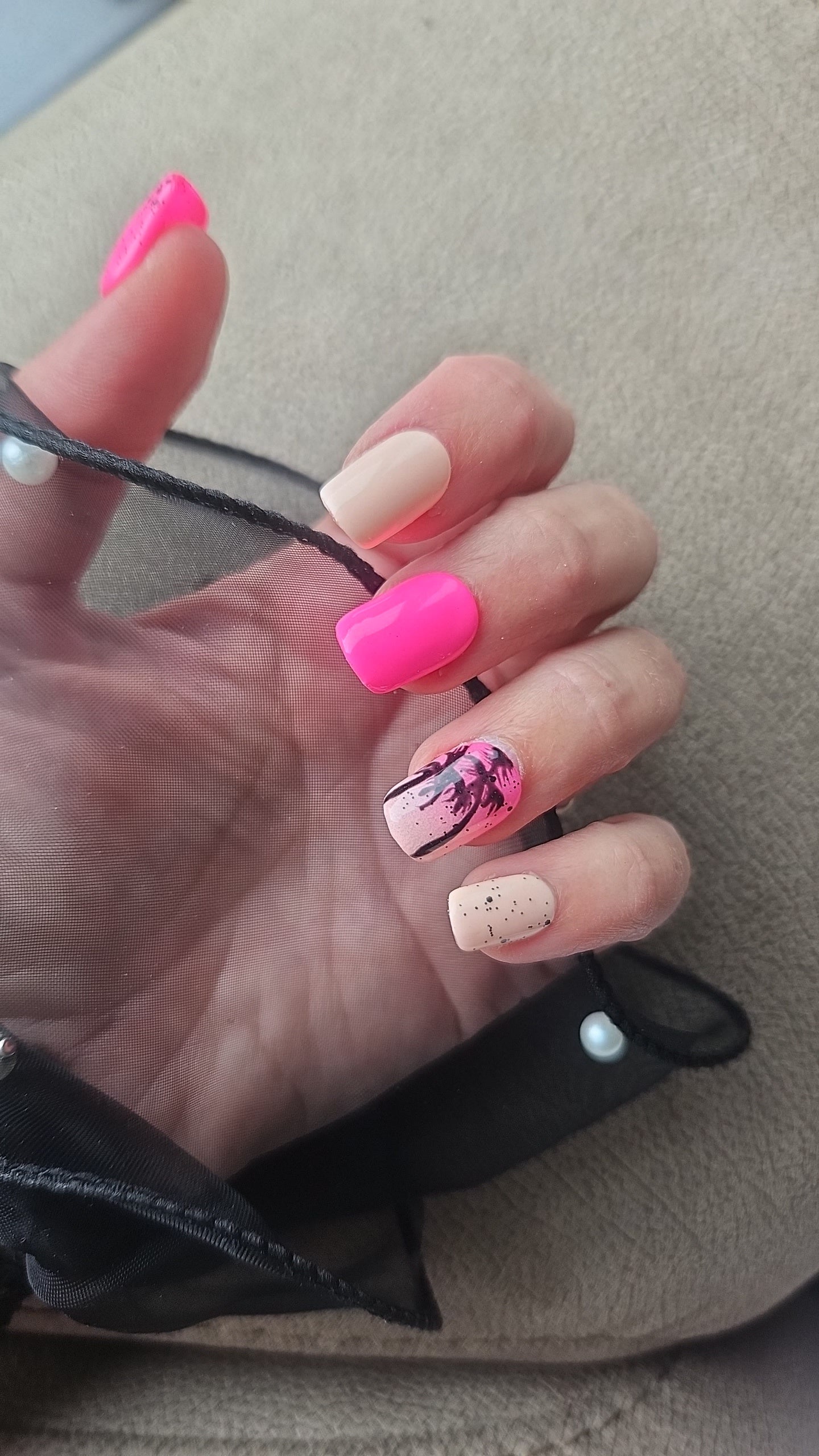 Press-on nails Palmier Beach Pressonnailsdesign