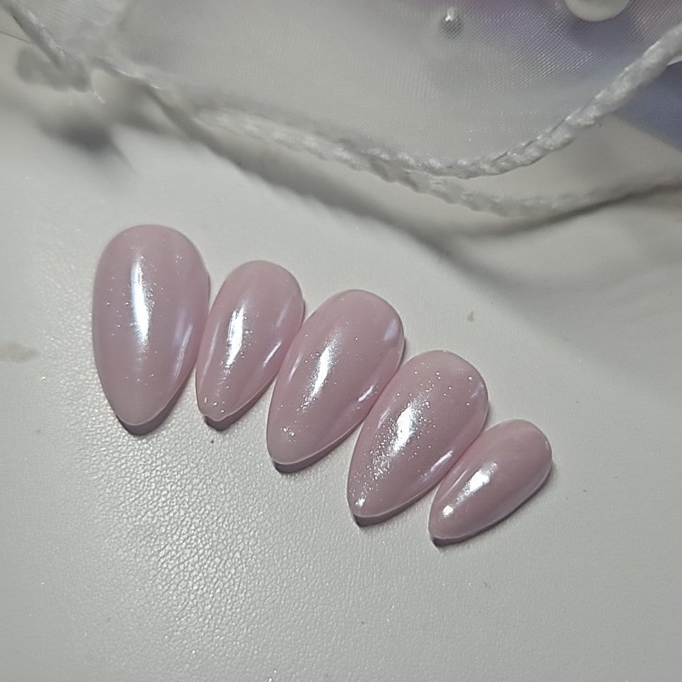Press-On Nzils Silver Pressonnailsdesign