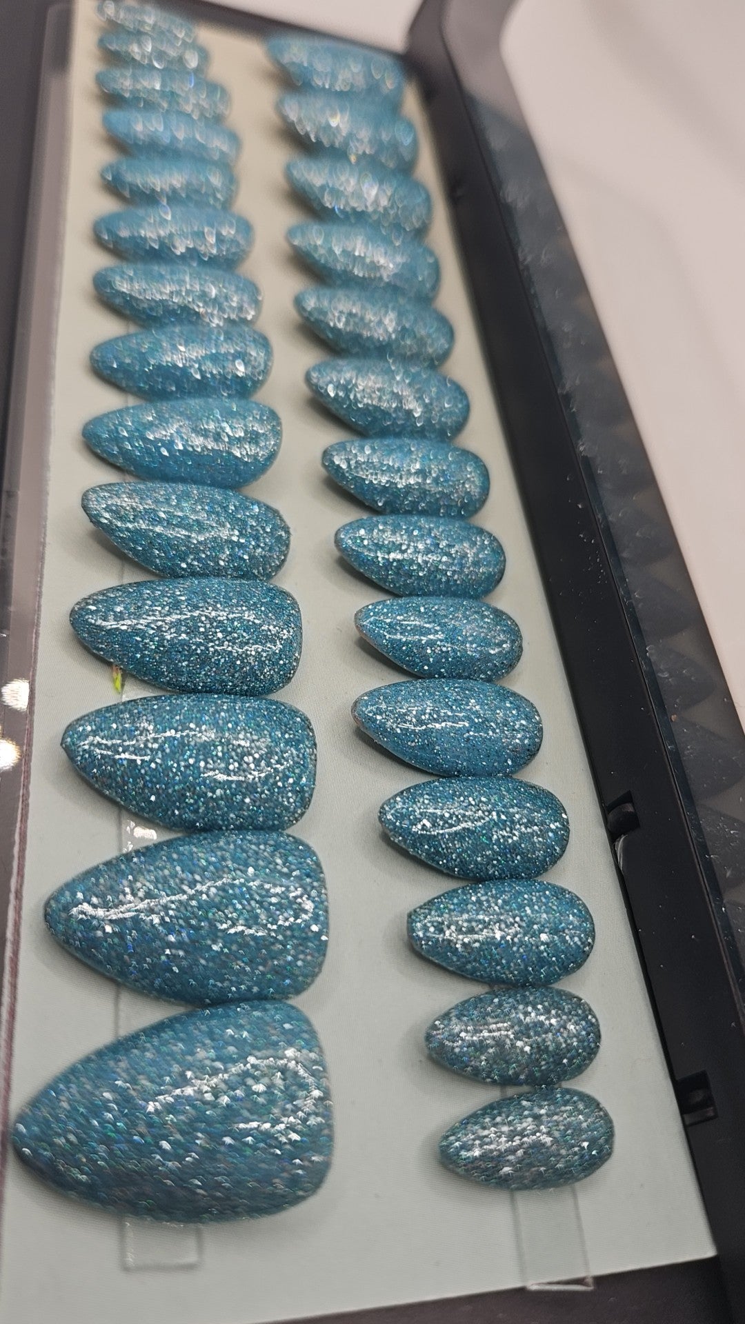 Press - on Nails Bleu Etoilé Pressonnailsdesign