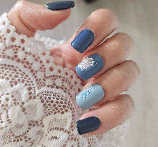Press - on Nails Denim Dreams Pressonnailsdesign