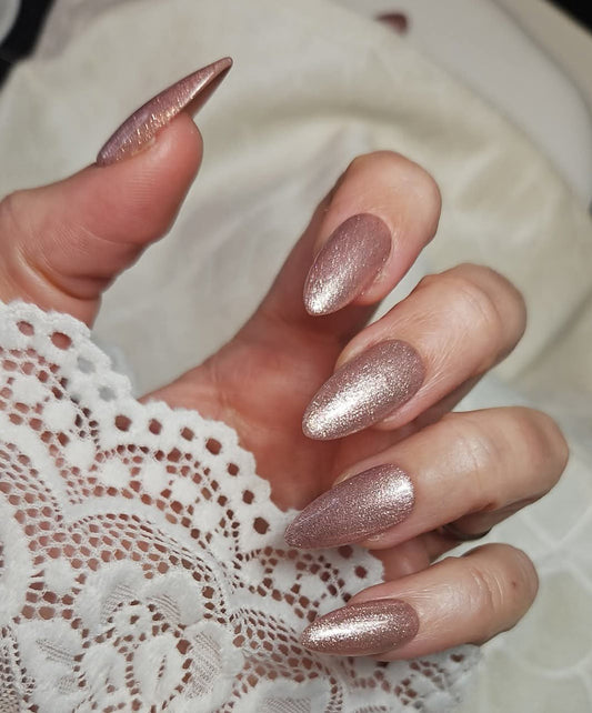 Press - on Nails Rose Poudré Pressonnailsdesign