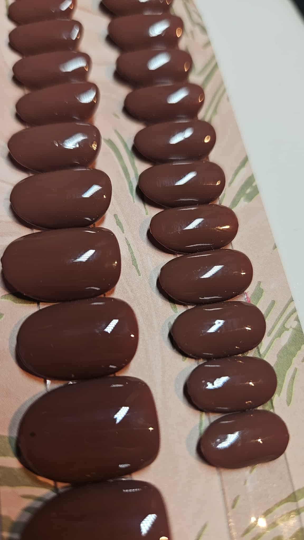 Press-On Nails Marron glacé Pressonnailsdesign