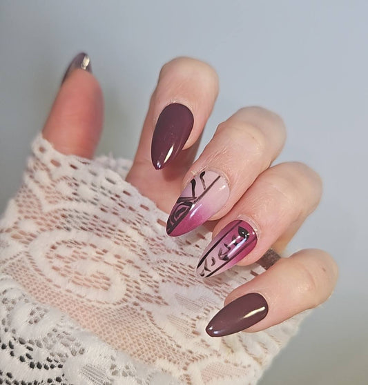 Press - on Nails  Douce Fusion Pressonnailsdesign