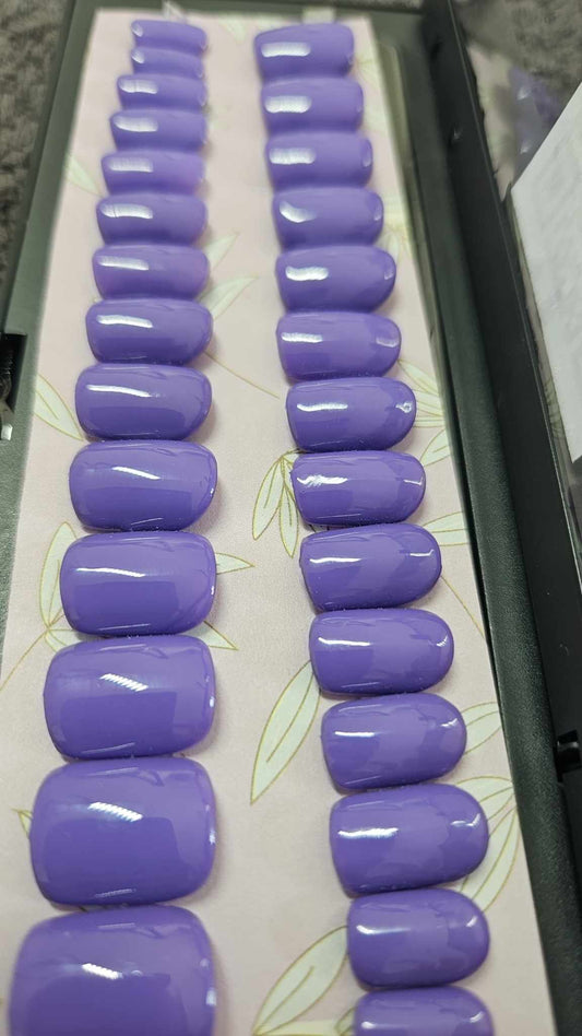 Press-on Nails Pourpre Prestige Florence Pressonnailsdesign