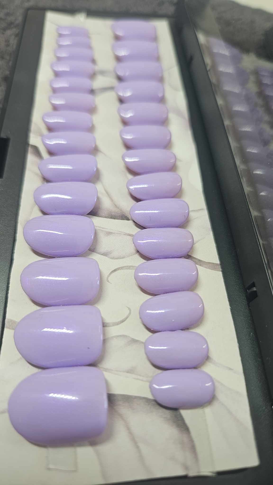 Press-on Nails Brume de Lavande 9080 Pressonnailsdesign
