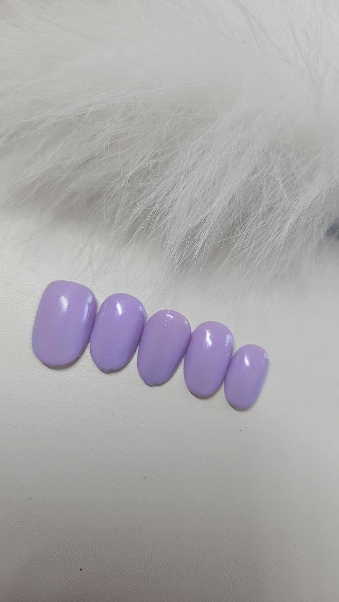 Press-on Nails Brume de Lavande 9080 Pressonnailsdesign