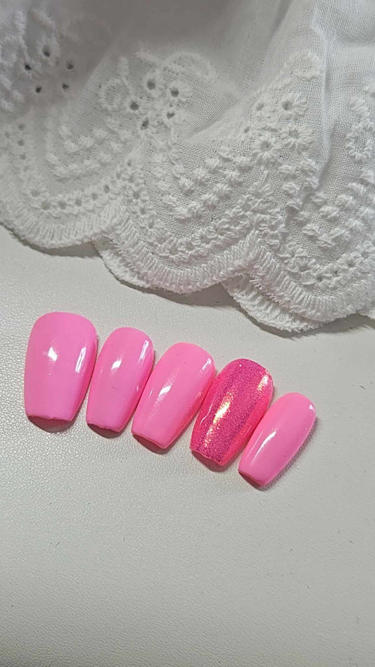 Press-on Nails Rose Pronfond Pressonnailsdesign