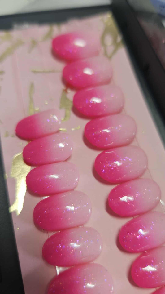 Press-on Nails Ombres de Rose Pressonnailsdesign
