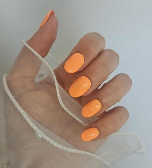 Press-On Nails Peacholina Pressonnailsdesign