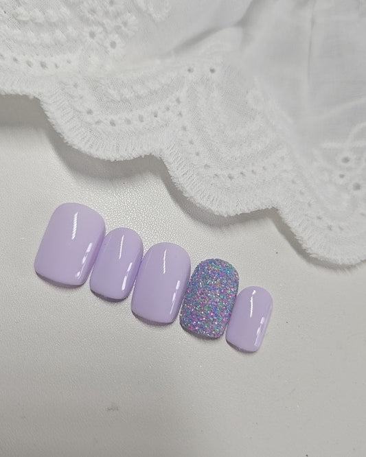 Press-On Nails Lilas Sucré Pressonnailsdesign