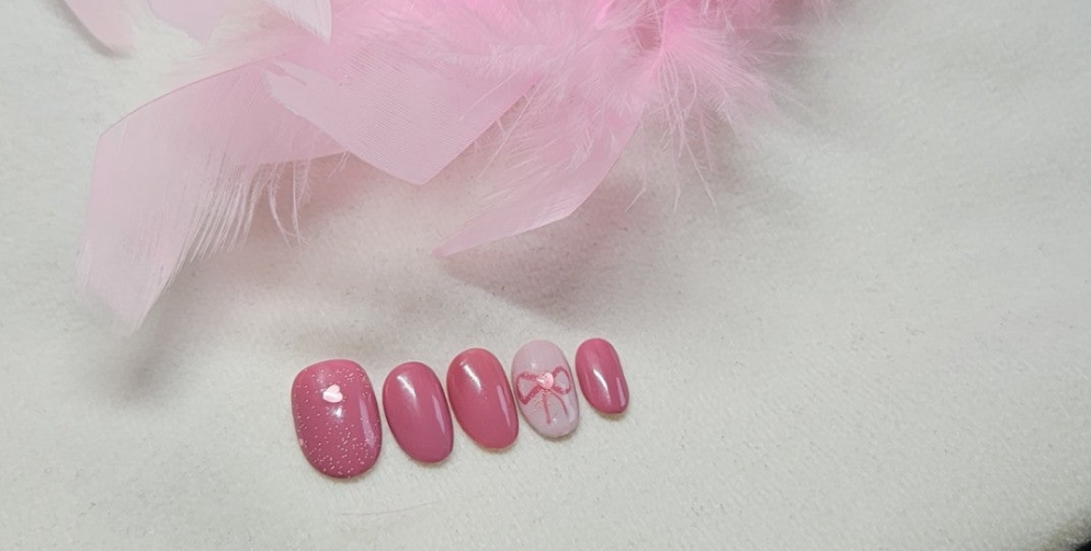 Press-On Nails Pink Dream Pressonnailsdesign