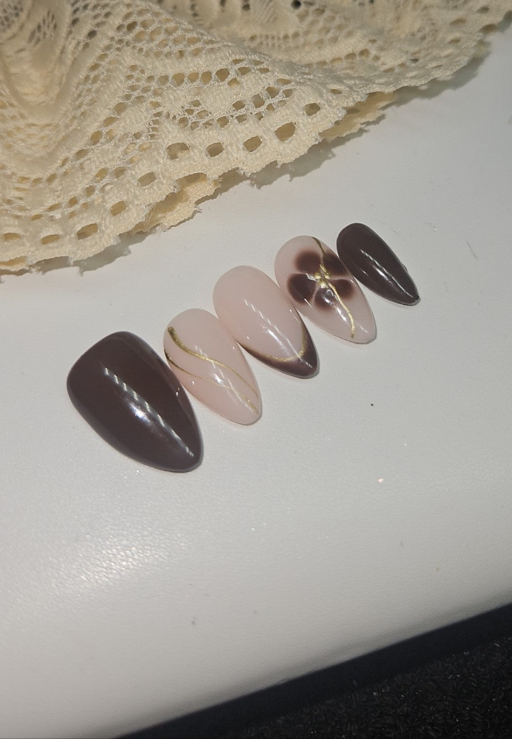 Press-On Nails Manucure Chic et Automnale Pressonnailsdesign