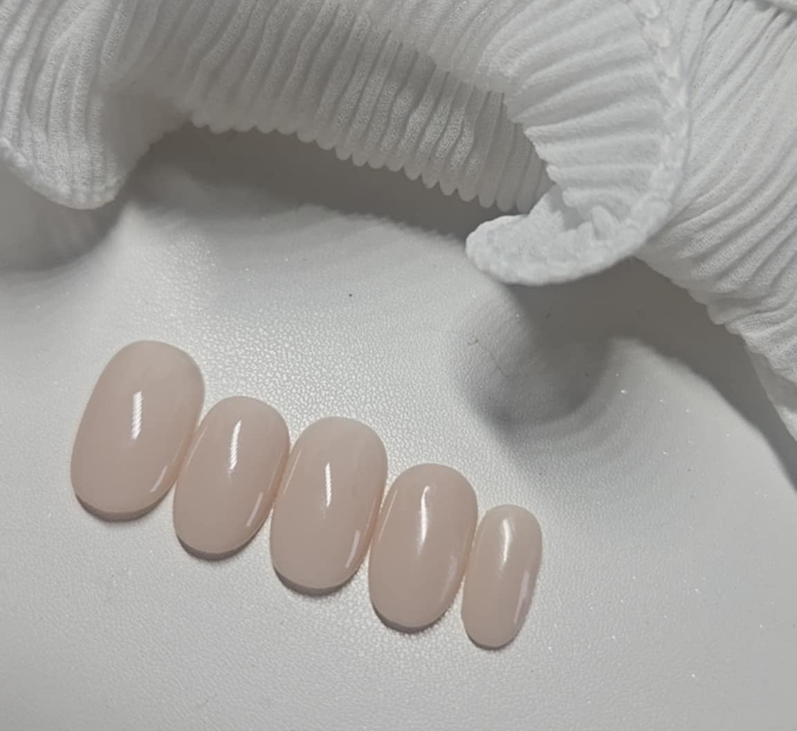 Press-On Nails Nude Elégance 9158 Pressonnailsdesign
