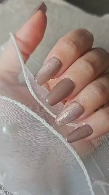 Press-On Nails Regard D'automne