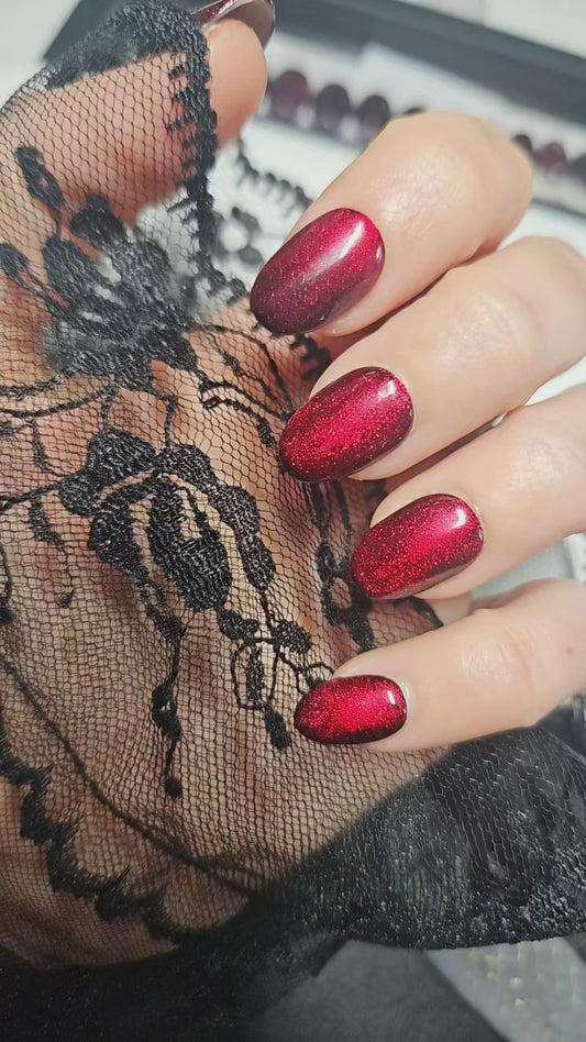 Press-On Nails Galaxie Magnétique