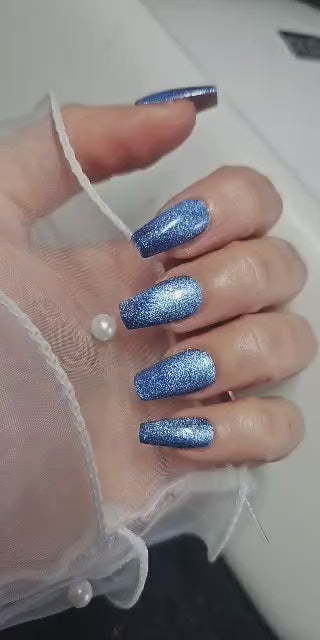 Press-On Nails Glamour et Reflets  Glacés