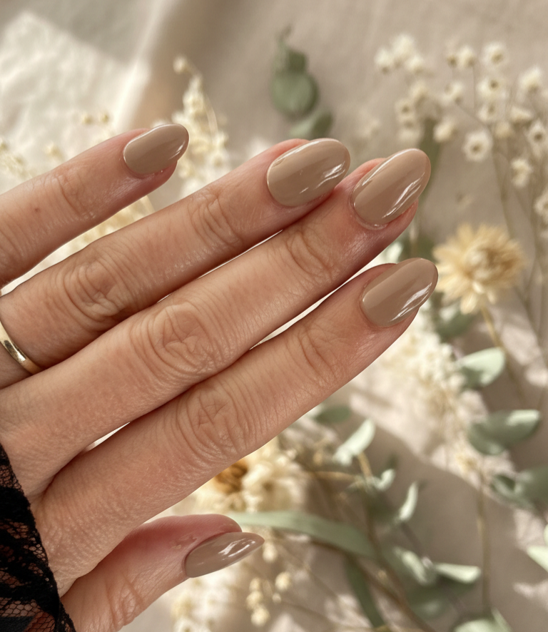 Press -  on Nails Classic Taupe Pressonnailsdesign