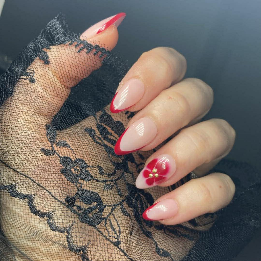 Press-On Nails Éclat Florale Pressonnailsdesign