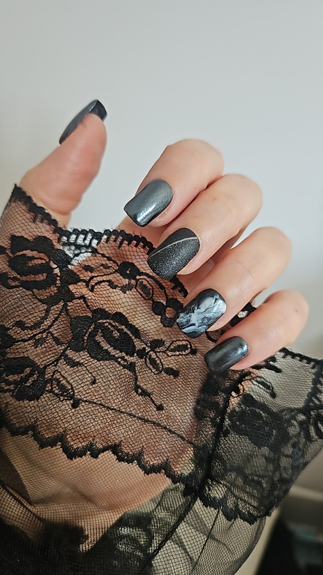 Press-On Nails Nuit de Nacre Pressonnailsdesign