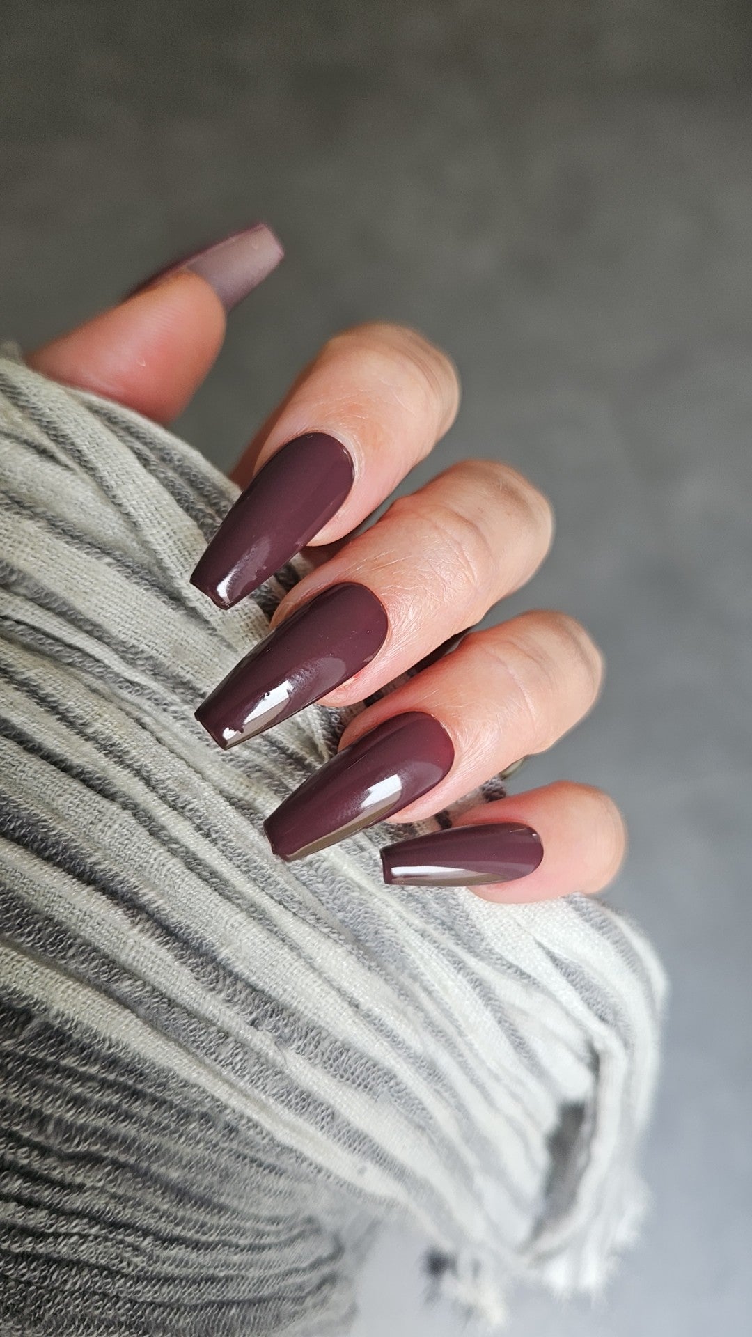 Press-On Nails Violet Profond Pressonnailsdesign