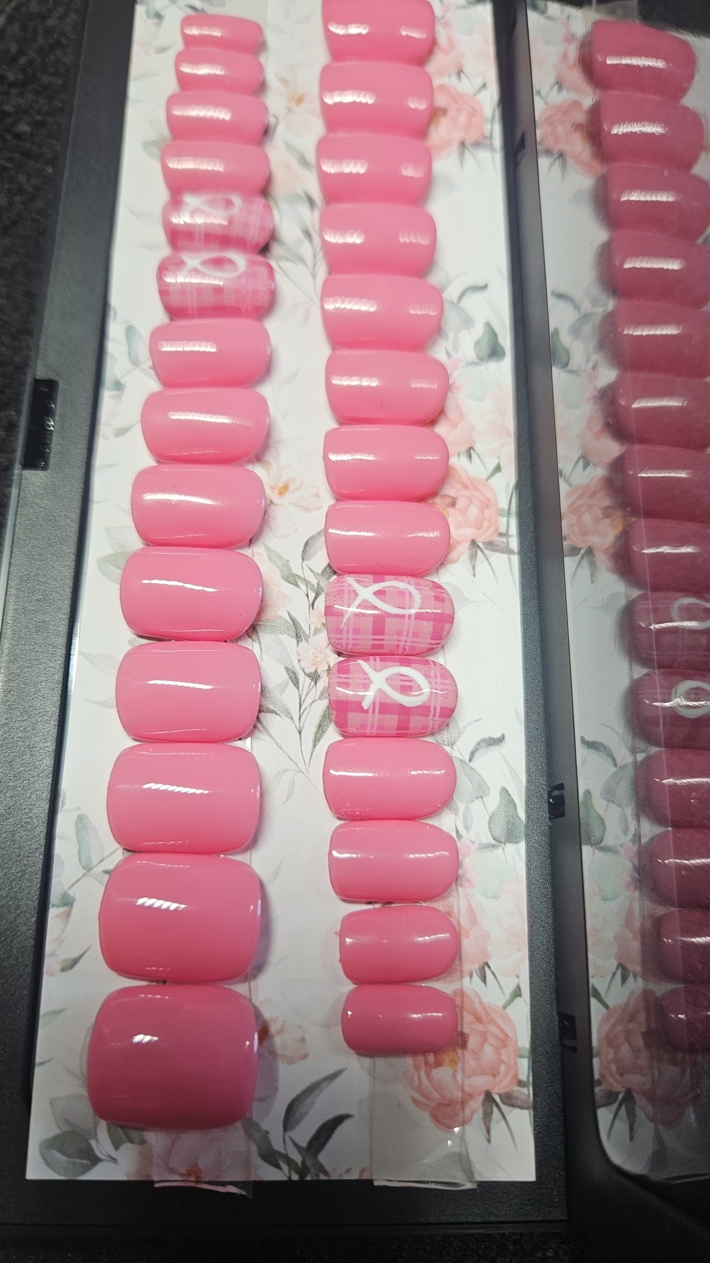 Press-On Nails Ruban D'espoir Pressonnailsdesign