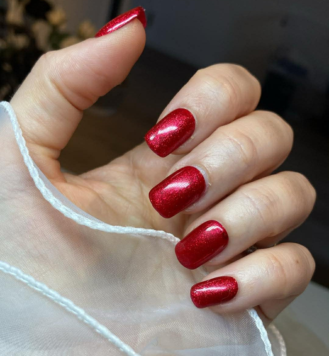 Press-On Nails Christmas Martini Pressonnailsdesign