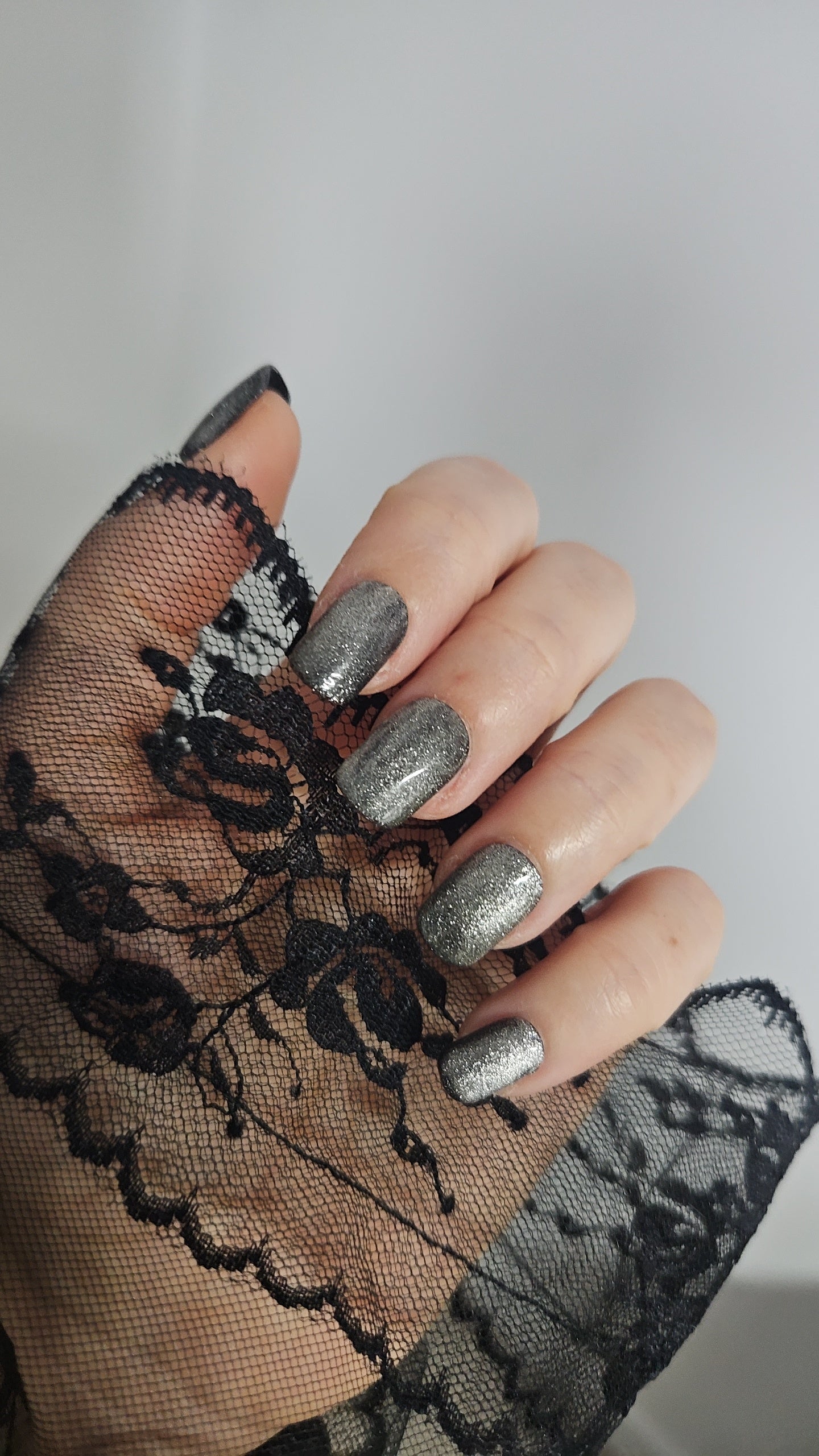 Press- On Nails Moonlight Cat- Eyes Pressonnailsdesign
