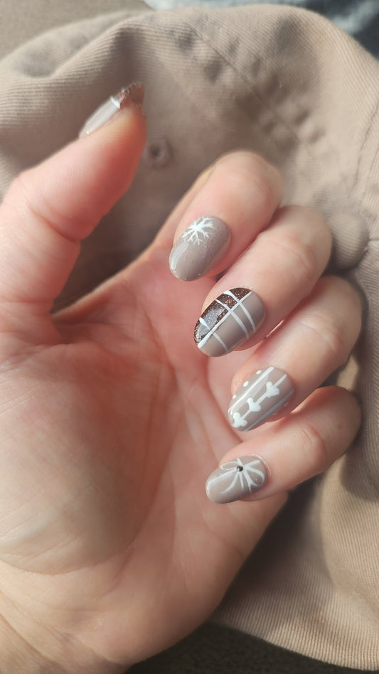 Press-On Nails  Festif Pressonnailsdesign