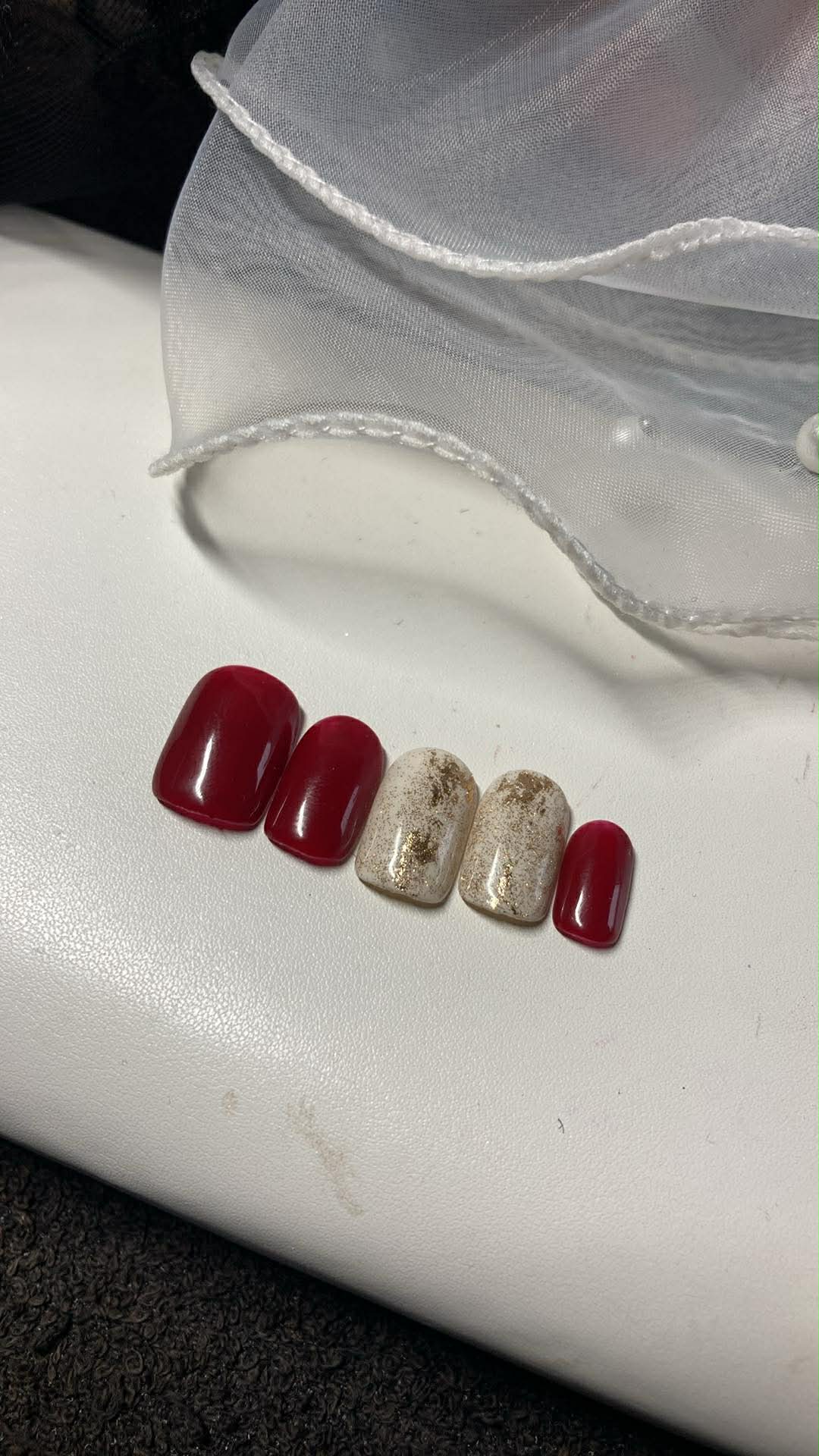 Press-On Nails Éclat de rubis Pressonnailsdesign