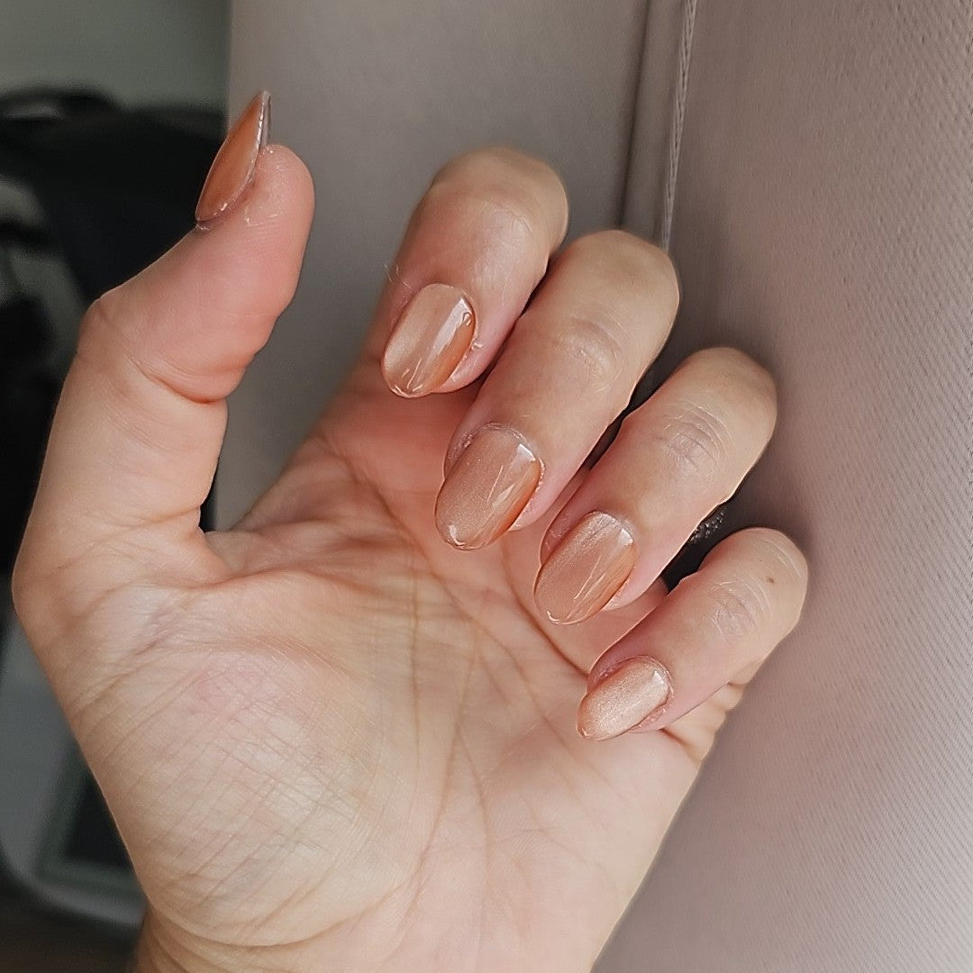 Press-On Nails Warm Silk Pressonnailsdesign