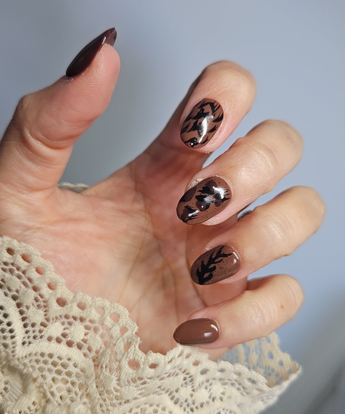 Press-On Nails Fauve Élégance Pressonnailsdesign