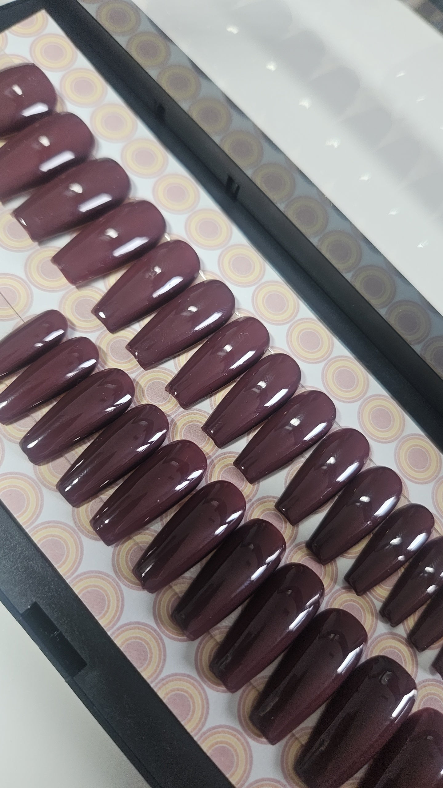 Press-On Nails Violet Profond Pressonnailsdesign