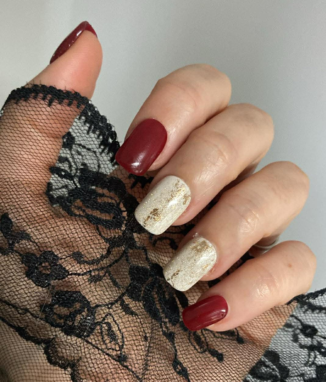 Press-On Nails Éclat de rubis Pressonnailsdesign