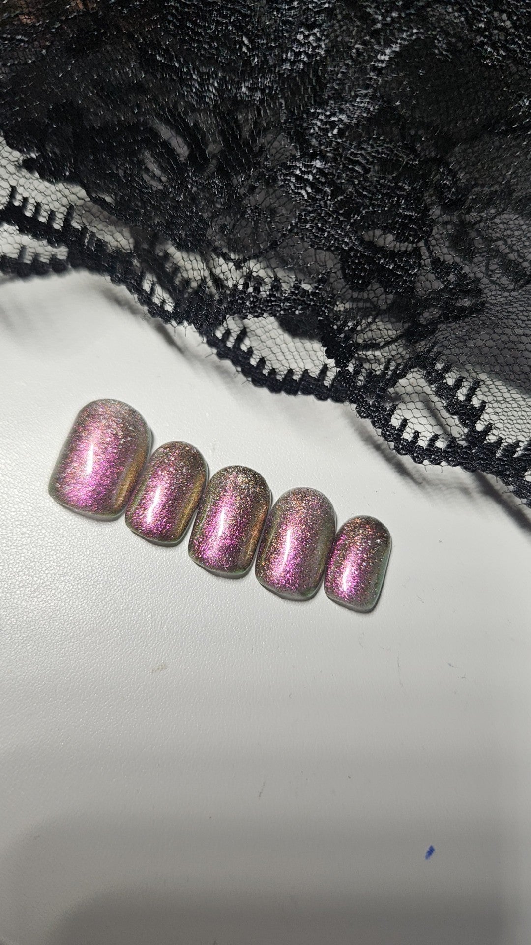 Press- On Nails Éclats D'Amesthyste Pressonnailsdesign