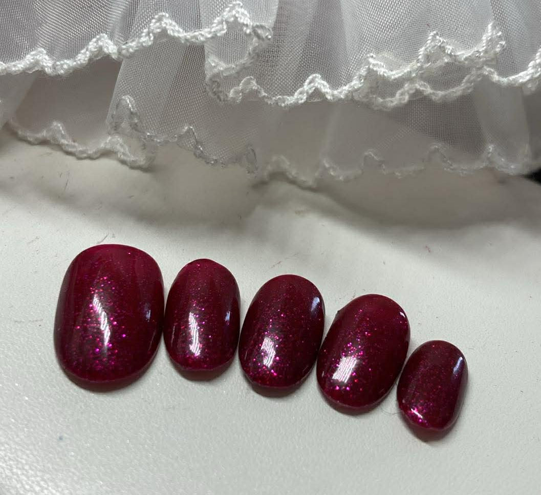 Press-On Nails iridescent violet Pressonnailsdesign