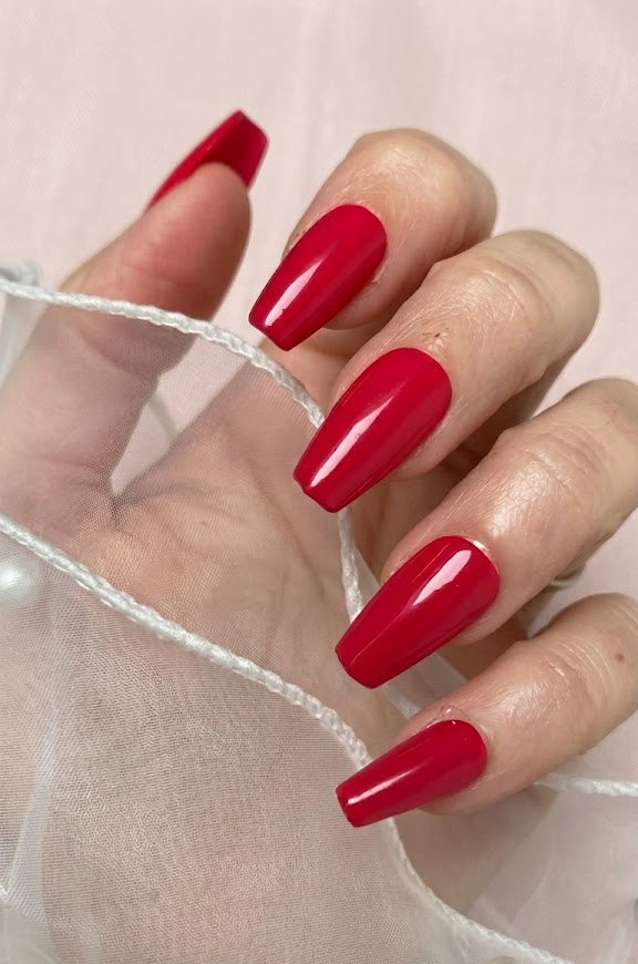 Press-On Nails Alf Red Pressonnailsdesign