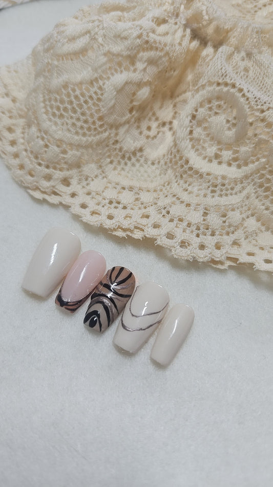 Press-On  Nails Tendance Cocon Pressonnailsdesign
