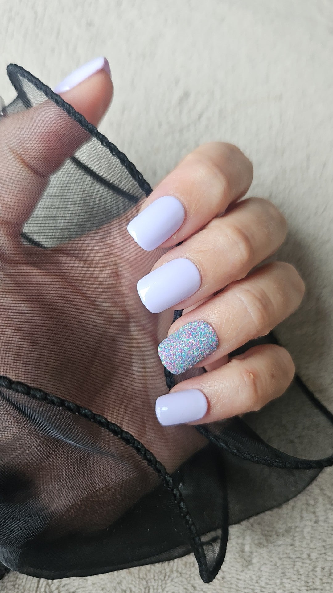 Press-On Nails Lilas Sucré Pressonnailsdesign
