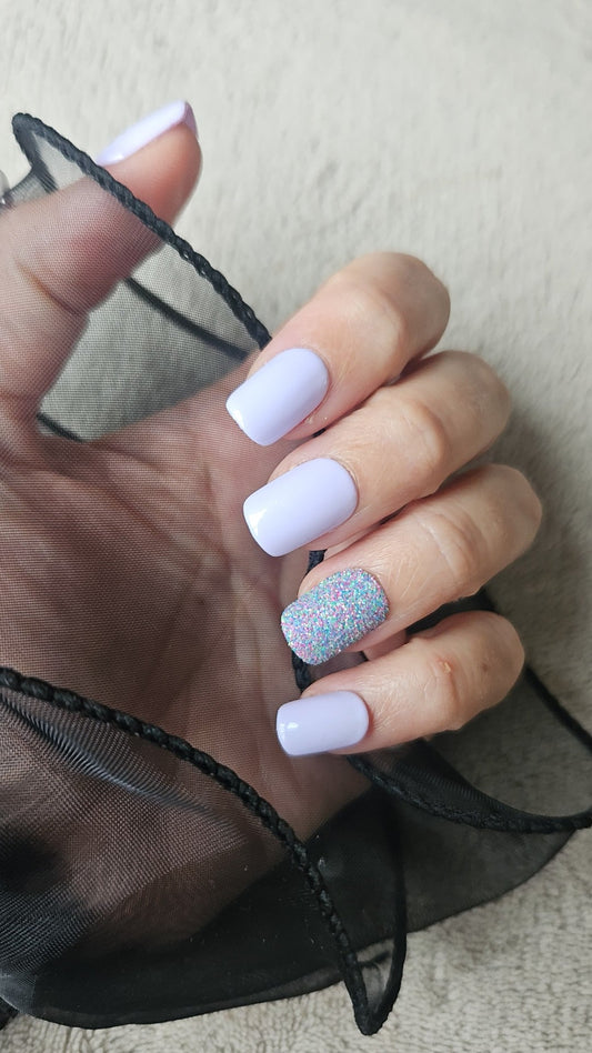 Press-On Nails Lilas Sucré Pressonnailsdesign