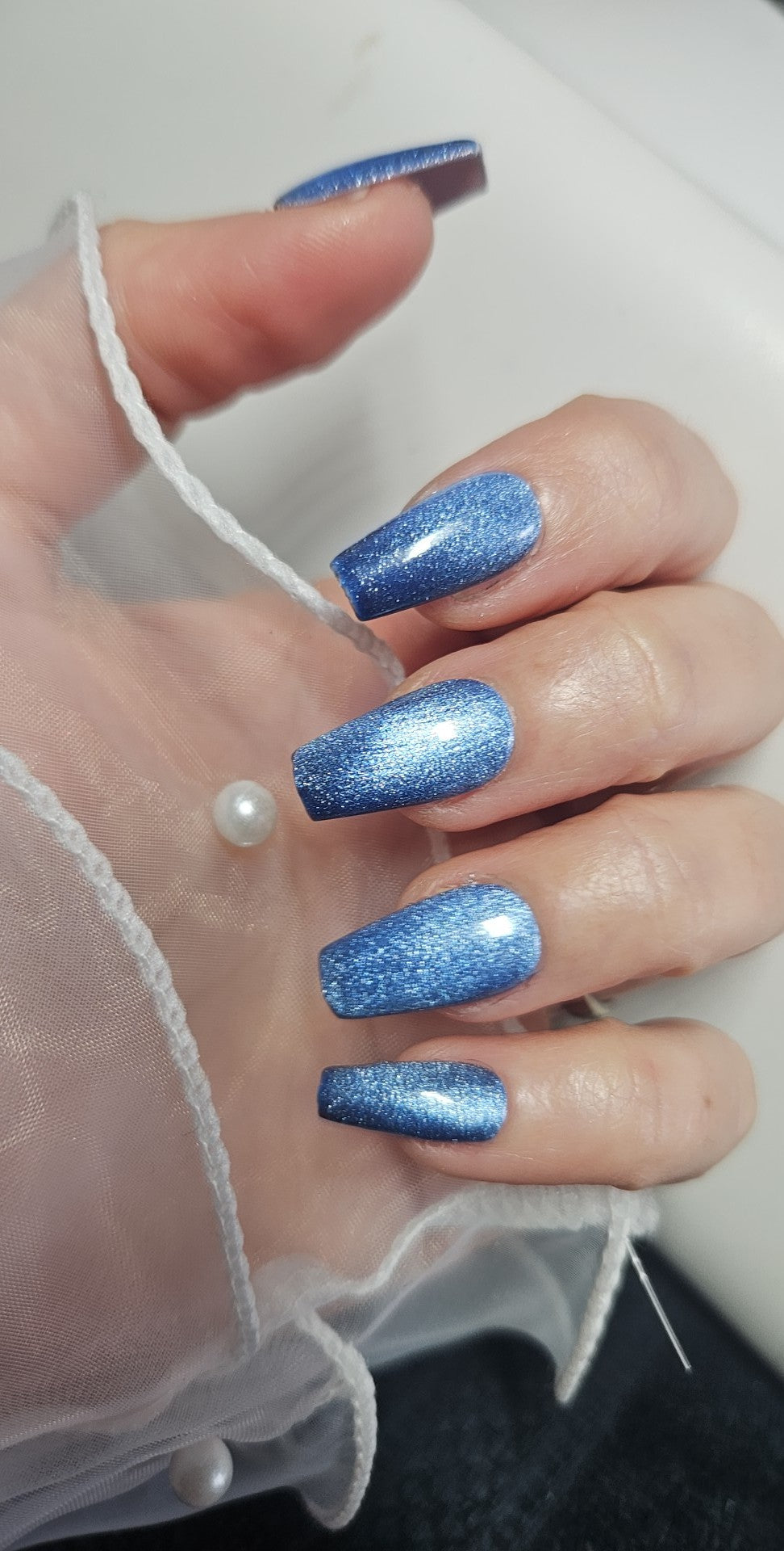 Press-On Nails Glamour et Reflets  Glacés Pressonnailsdesign