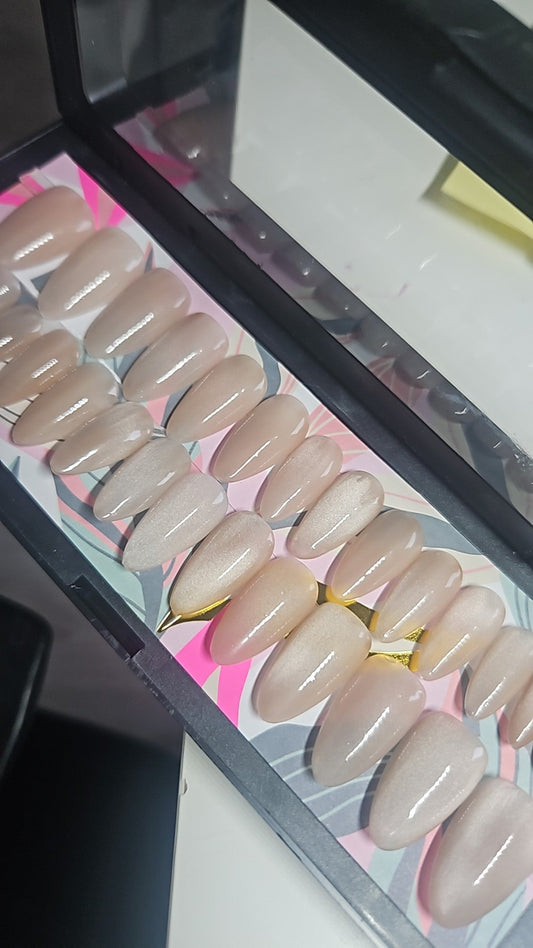 Press-On Nails Silky Nude Pressonnailsdesign